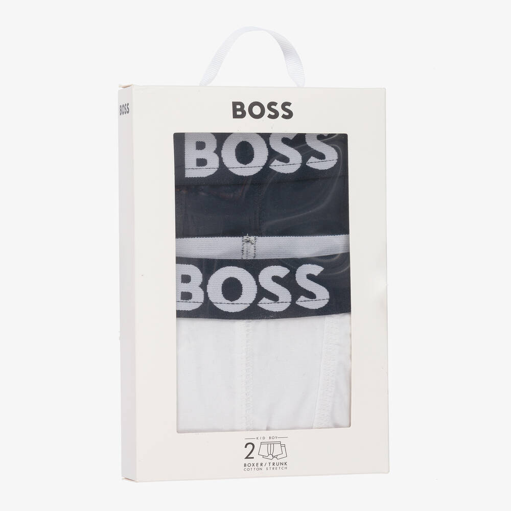BOSS-Трусы-боксеры для мальчиков-подростков (2шт.) | Childrensalon Outlet