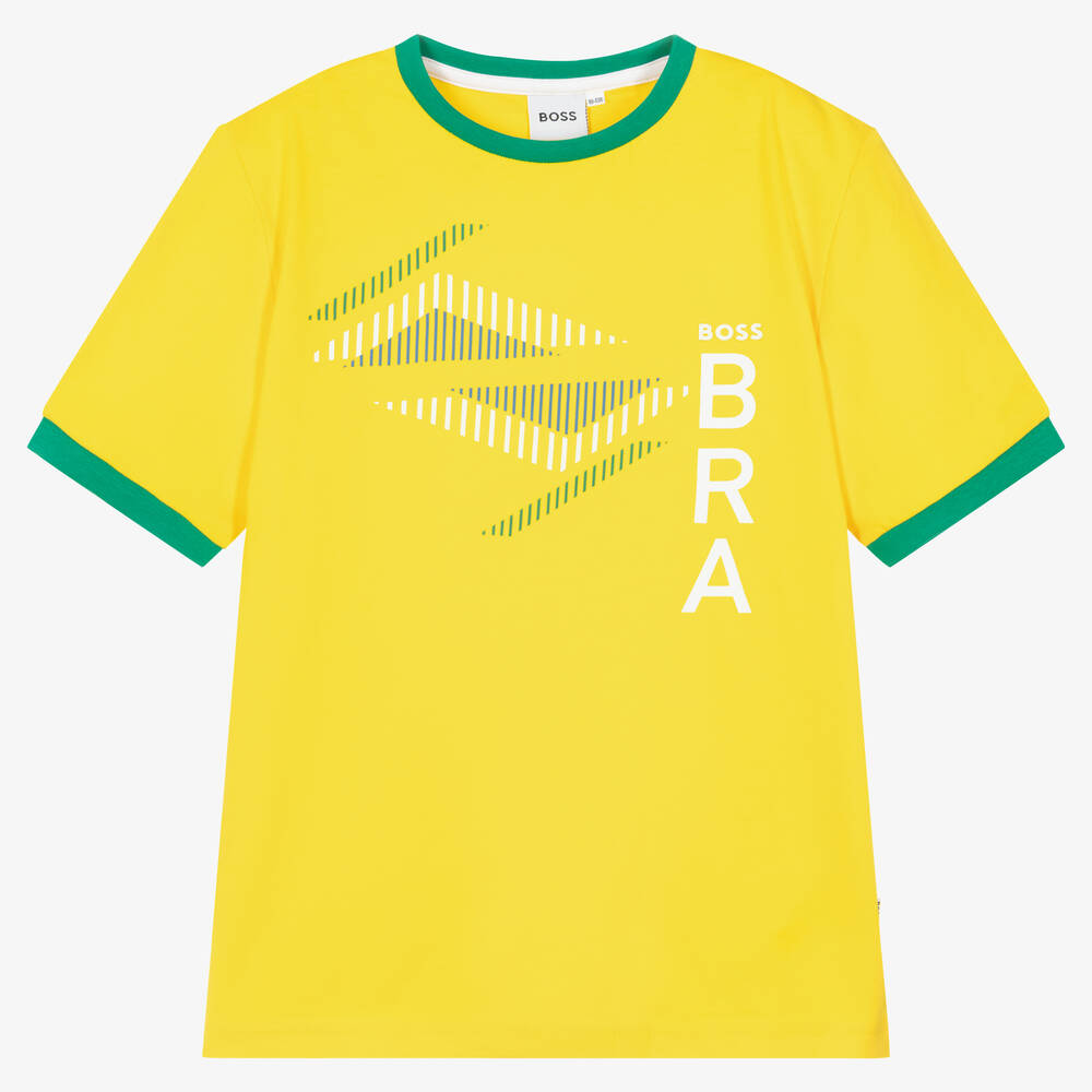 BOSS - Teen Boys Brazil T-Shirt | Childrensalon