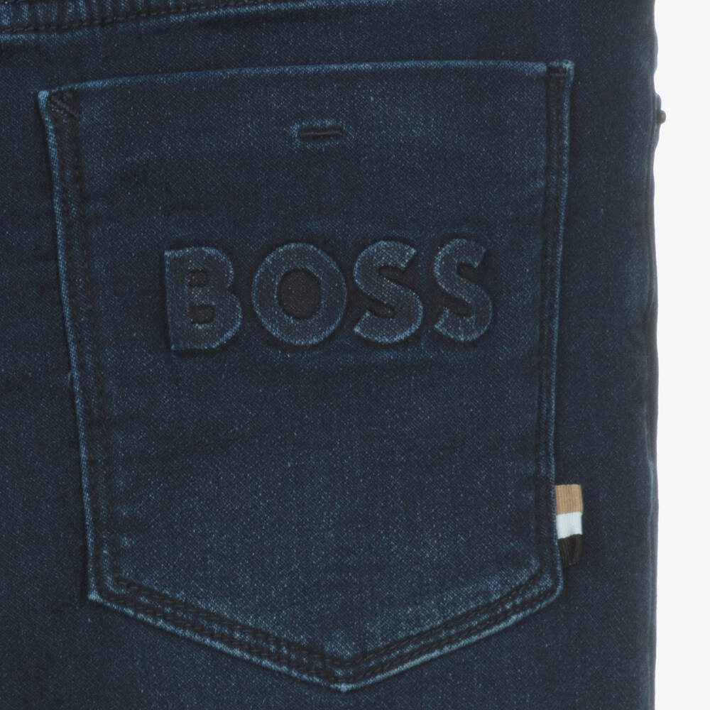 BOSS-Teen Boys Dark Blue Skinny Jeans | Childrensalon Outlet