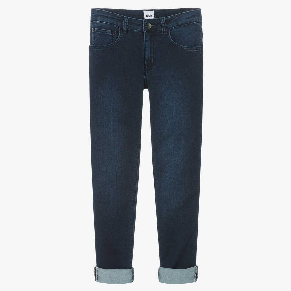 BOSS - Dunkelblaue Teen Skinny-Jeans | Childrensalon