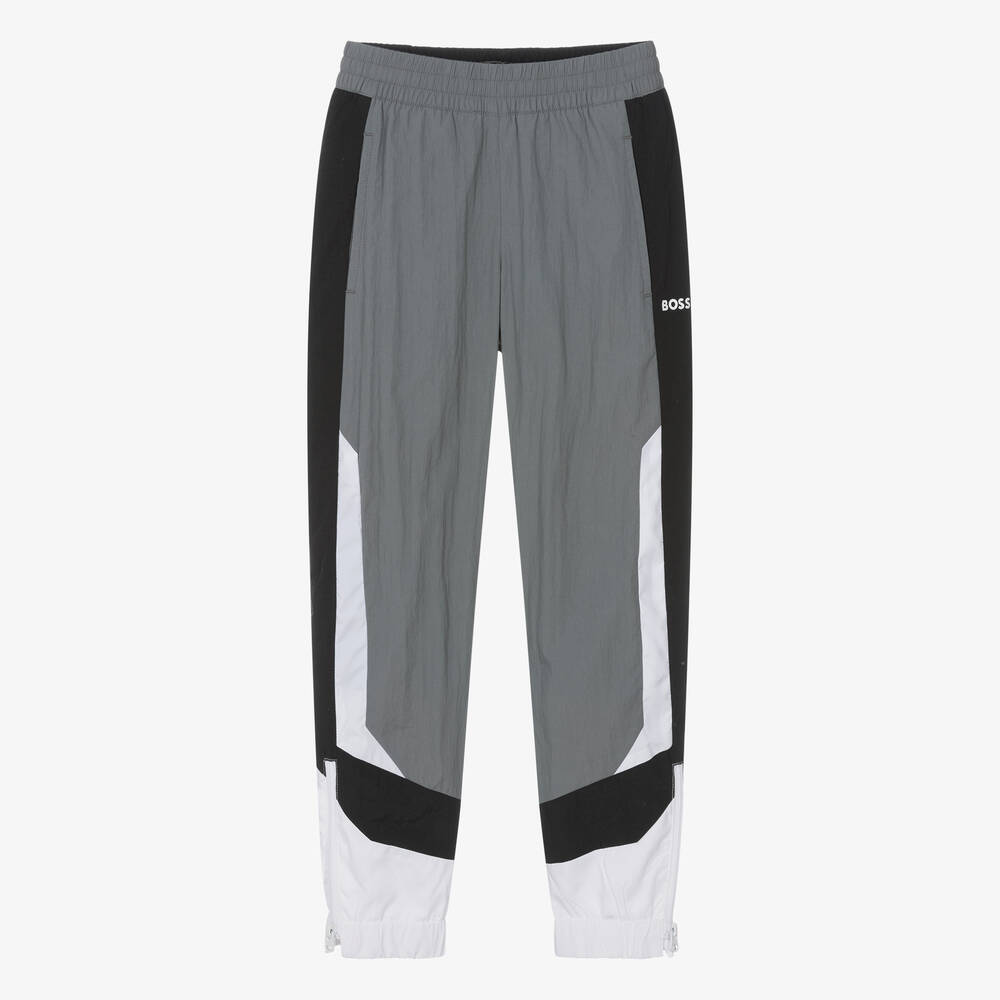 Boys boss joggers discount