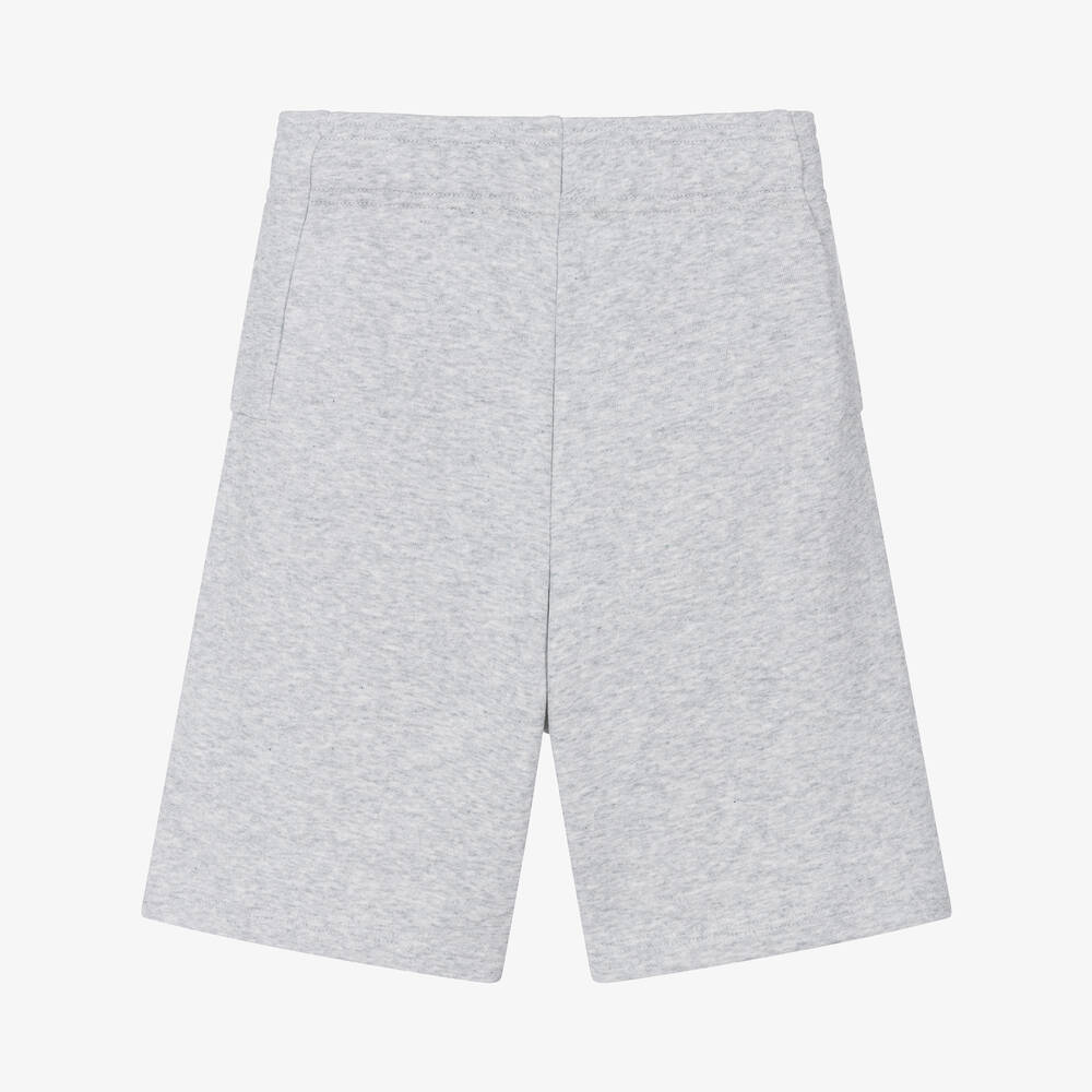 BOSS-Teen Boys Grey Marl Jersey Shorts | Childrensalon Outlet