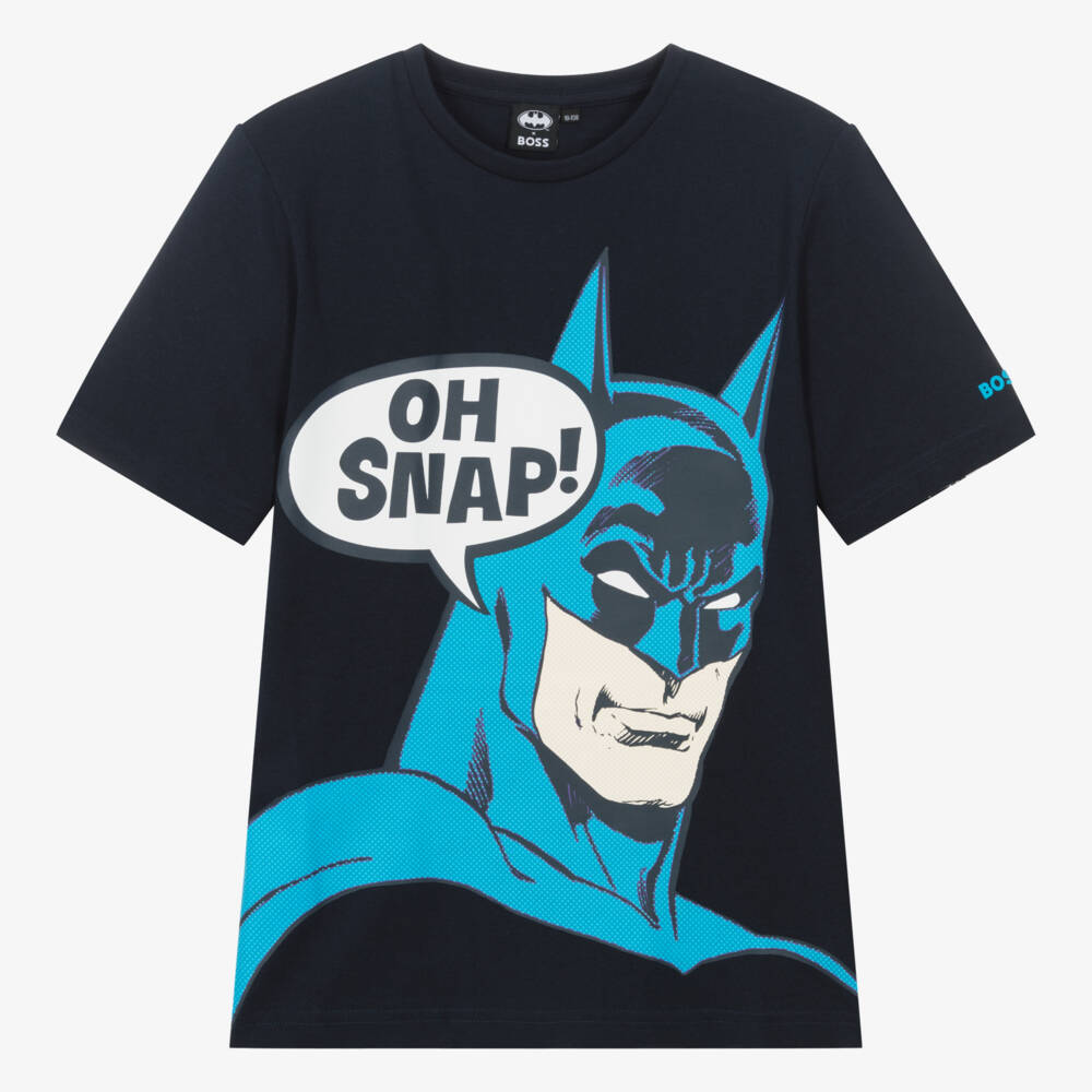 BOSS-Teen Boys Navy Batman Tee | Childrensalon Outlet