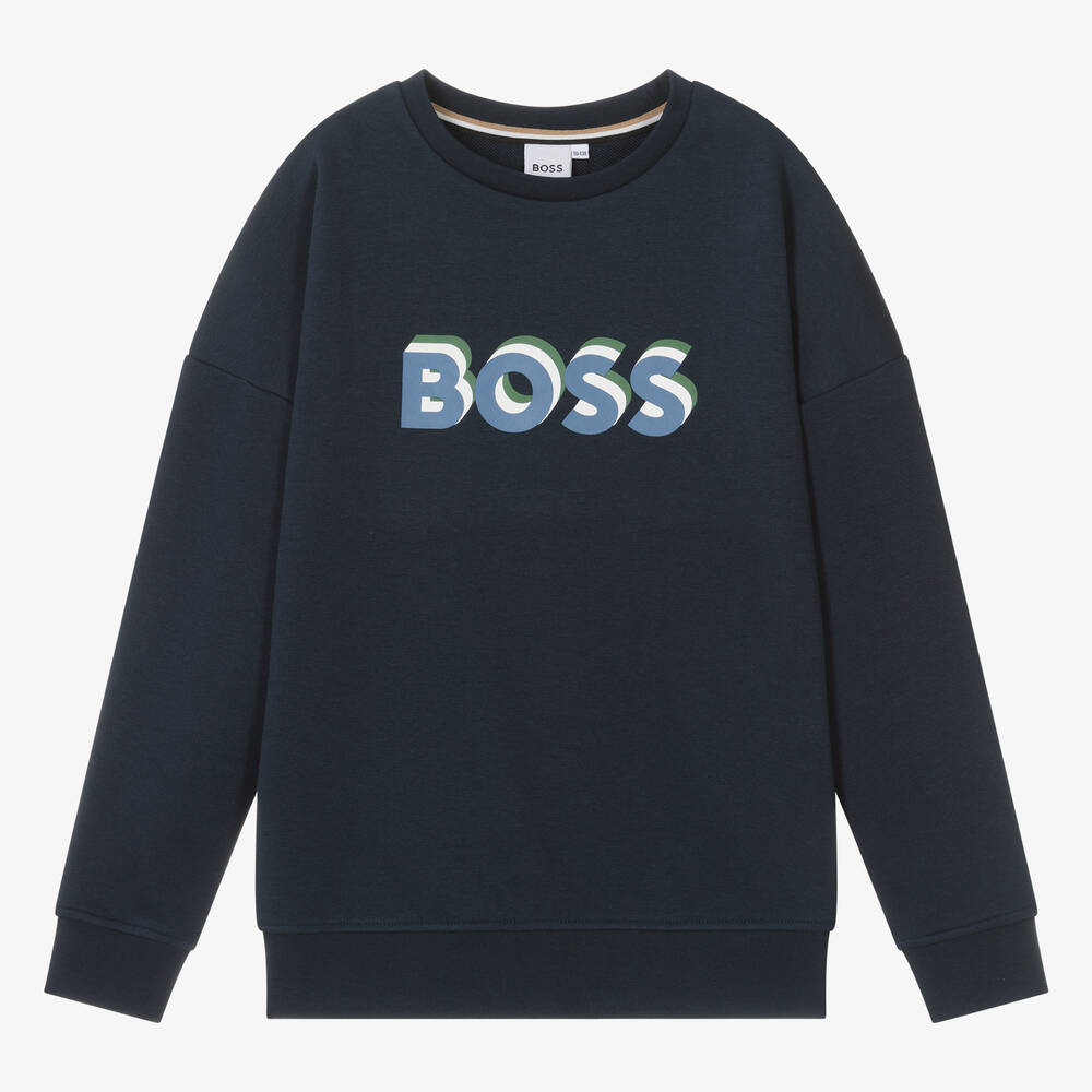 Boys navy sweatshirt deals