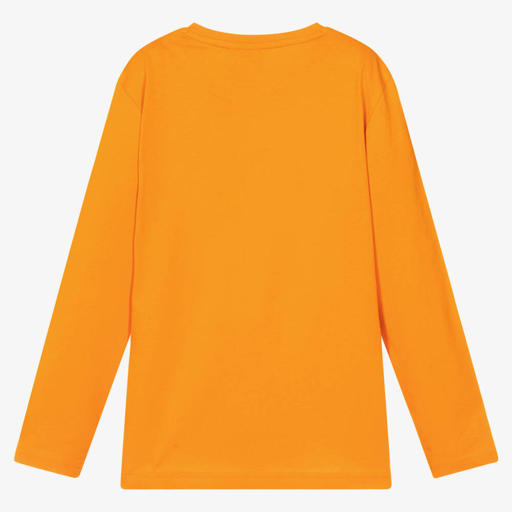 BOSS-توب تينز ولادي قطن لون برتقالي | Childrensalon Outlet