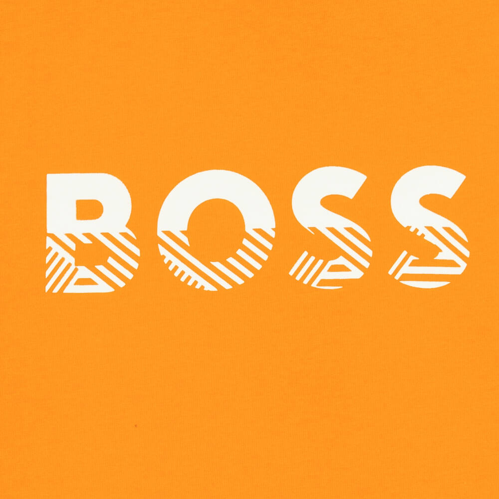 BOSS-توب تينز ولادي قطن لون برتقالي | Childrensalon Outlet