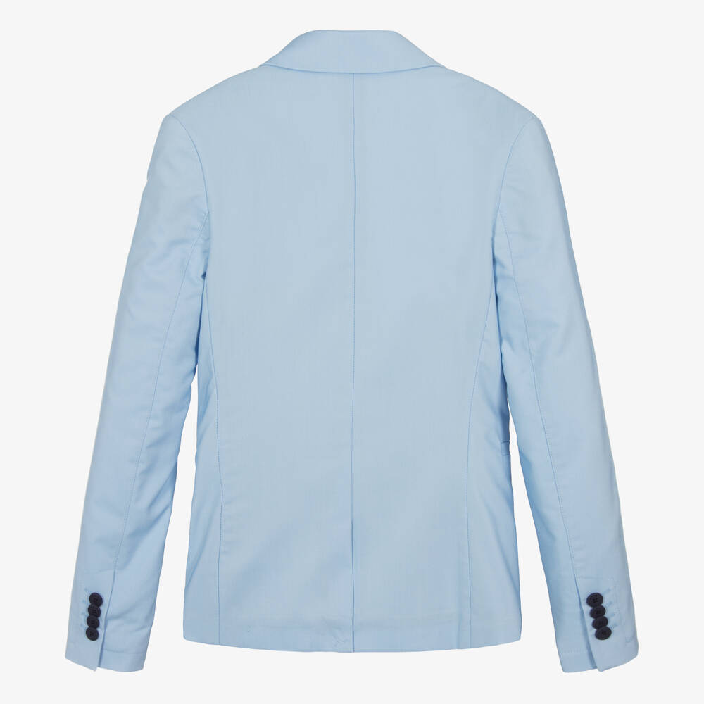 BOSS-Teen Boys Pale Blue Blazer | Childrensalon Outlet