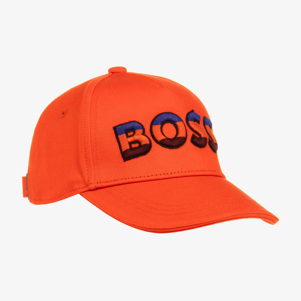 BOSS - Teen Boys Red Cotton Cap | Childrensalon