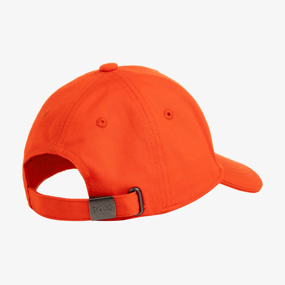 بوس-Teen Boys Red Cotton Cap | Childrensalon Outlet