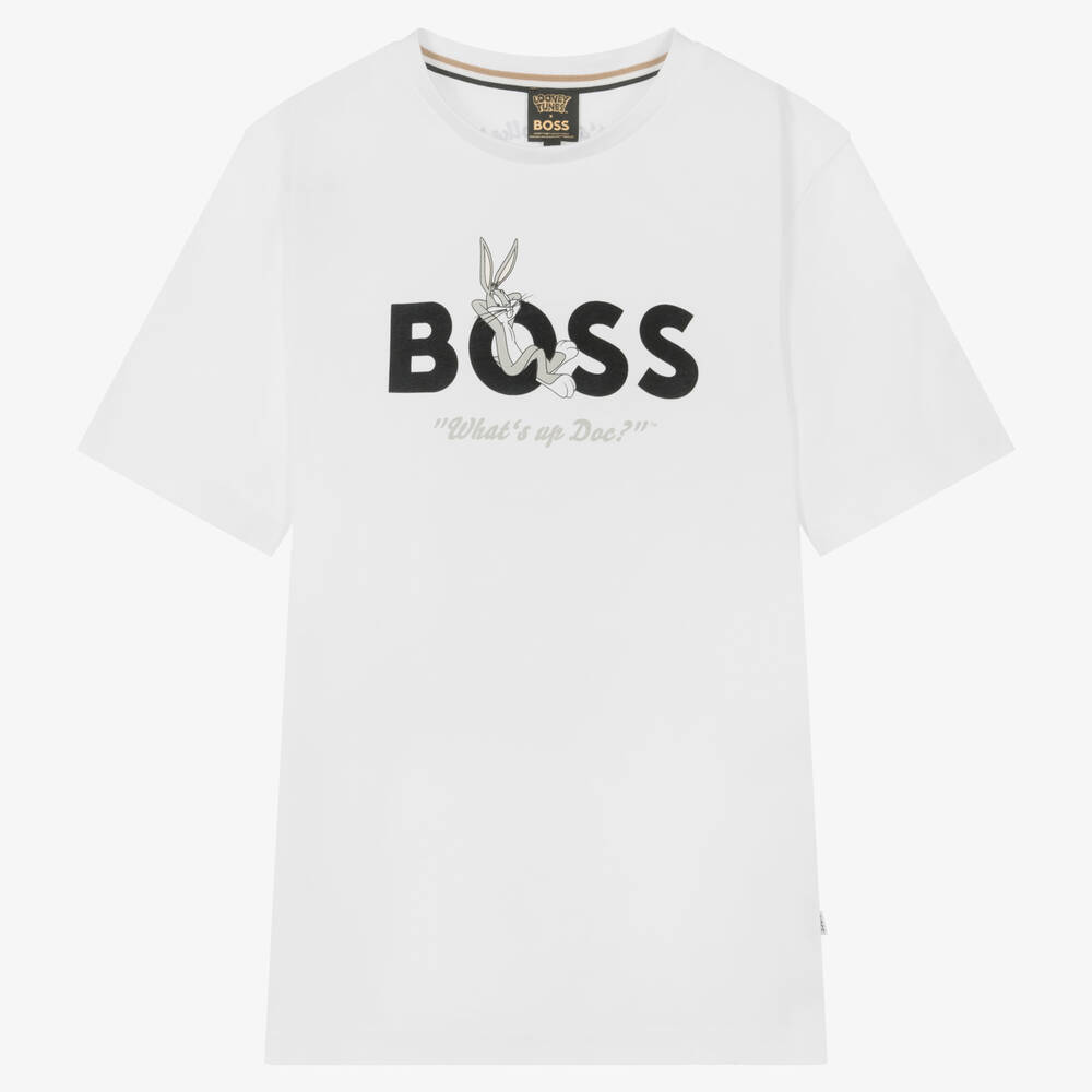 BOSS - T-shirt blanc Looney Tunes™ ado | Childrensalon