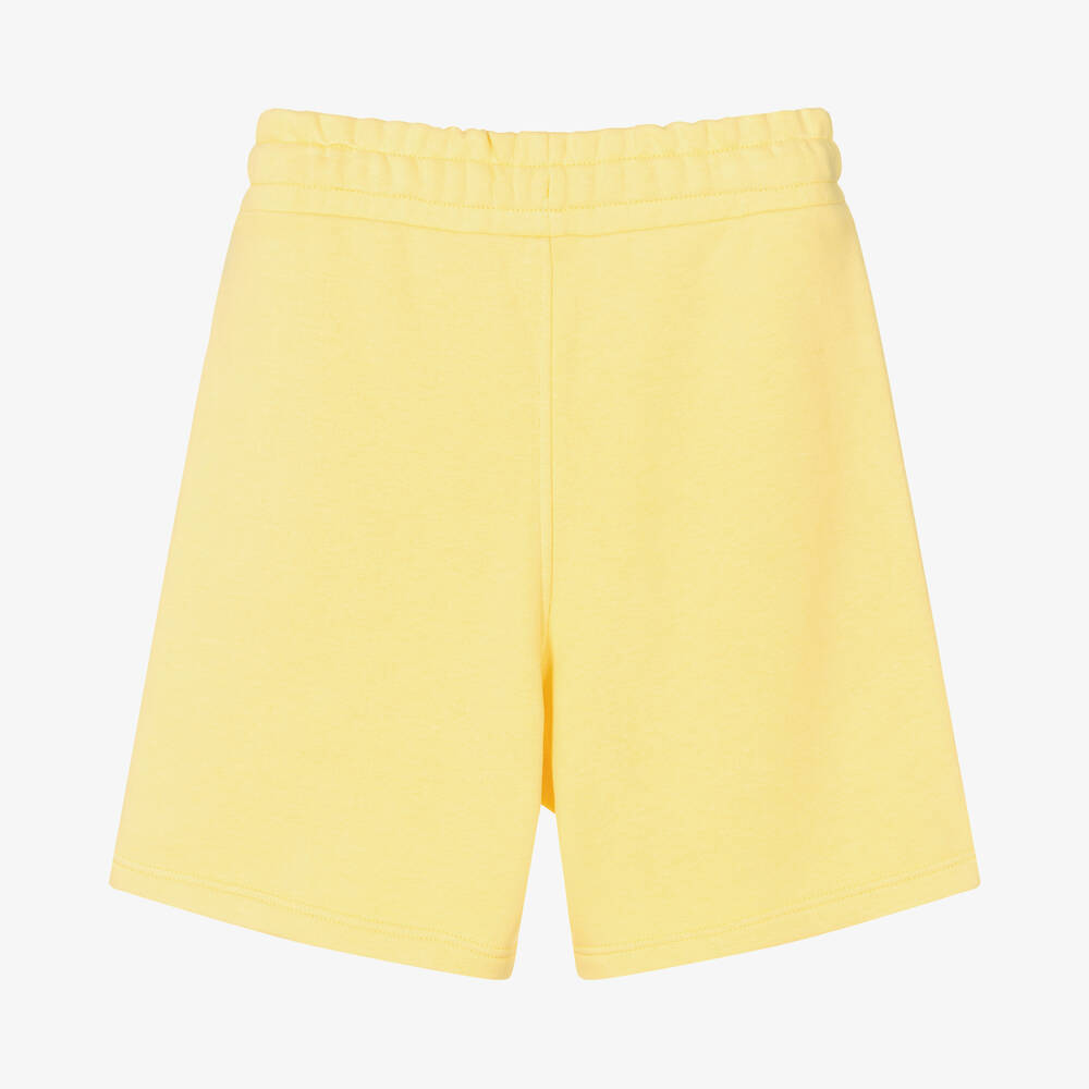 BOSS-Желтые хлопковые шорты | Childrensalon Outlet
