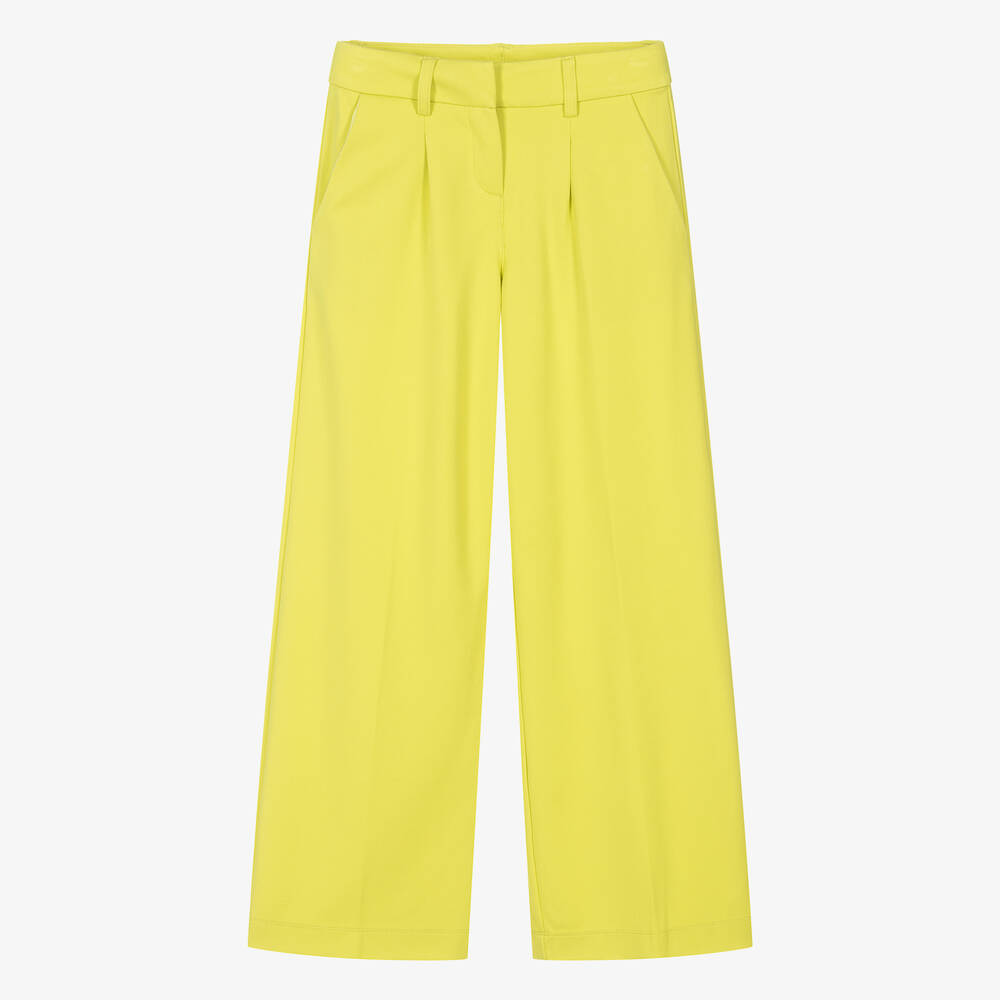 BOSS-Teen Girls Green Wide Leg Trousers  | Childrensalon Outlet