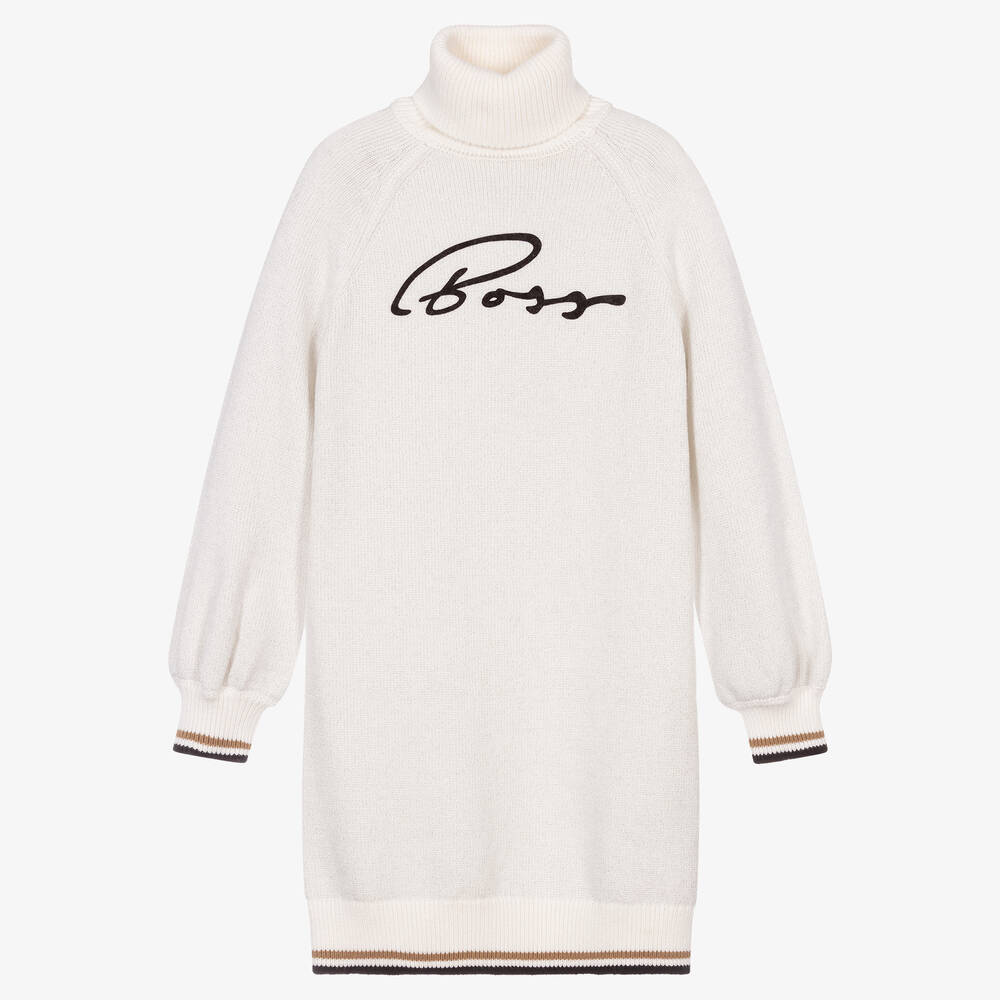 Girls ivory sweater deals dress