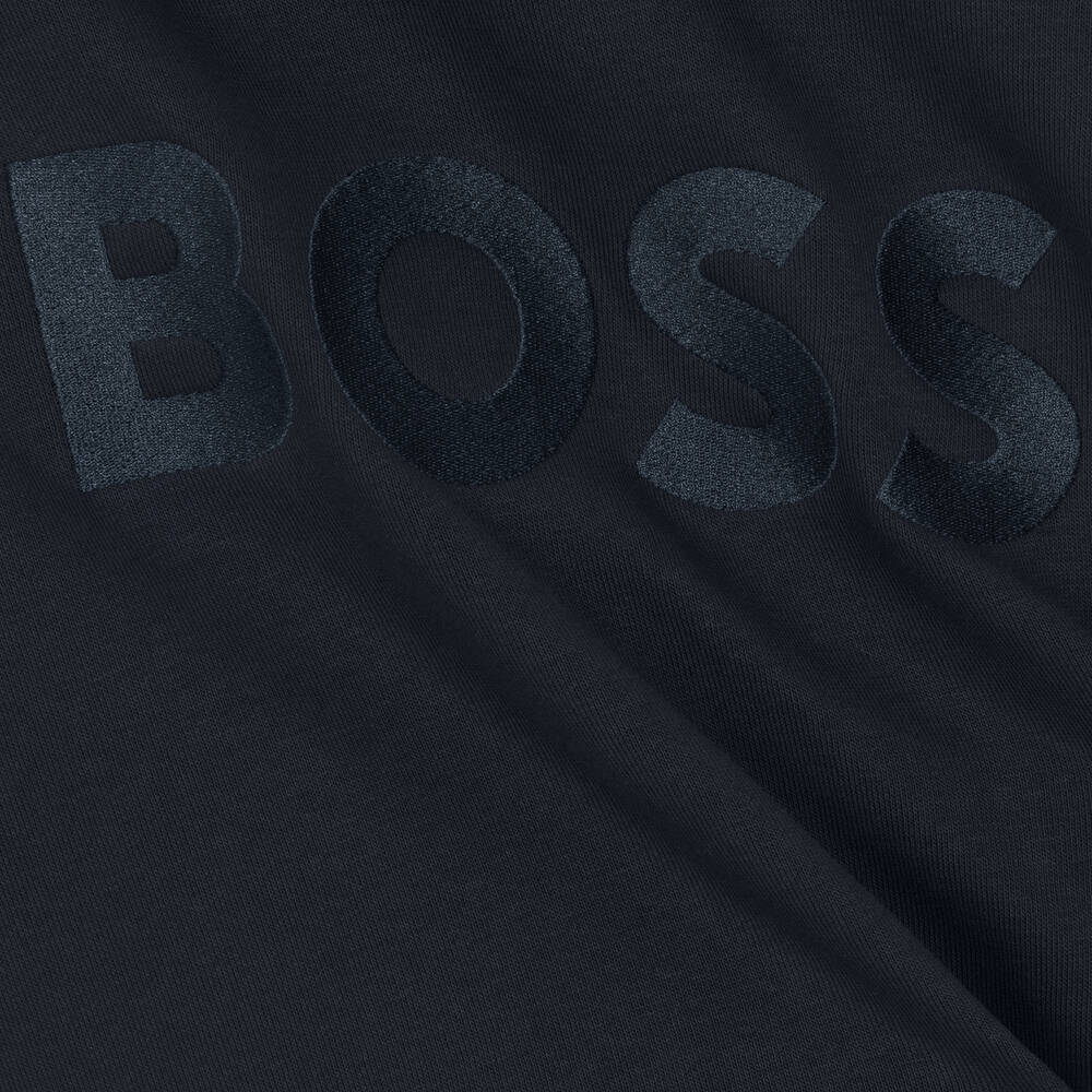 BOSS-Teen Girls Navy Blue Cotton Batman Dress | Childrensalon Outlet