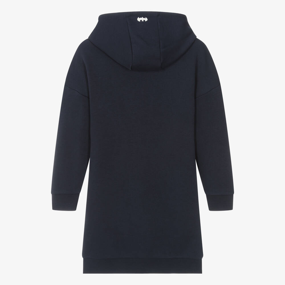 BOSS-Teen Girls Navy Blue Cotton Batman Dress | Childrensalon Outlet
