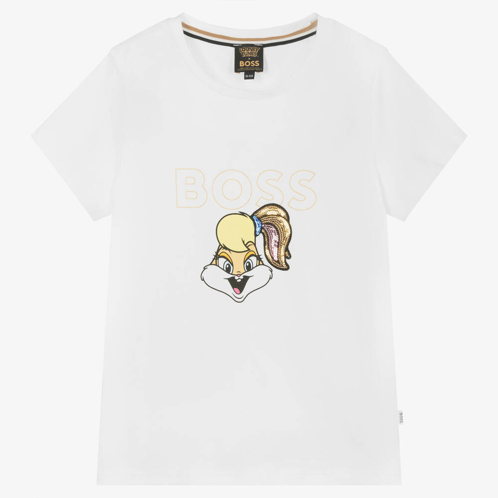 BOSS - T-shirt blanc Looney Tunes™ ado | Childrensalon