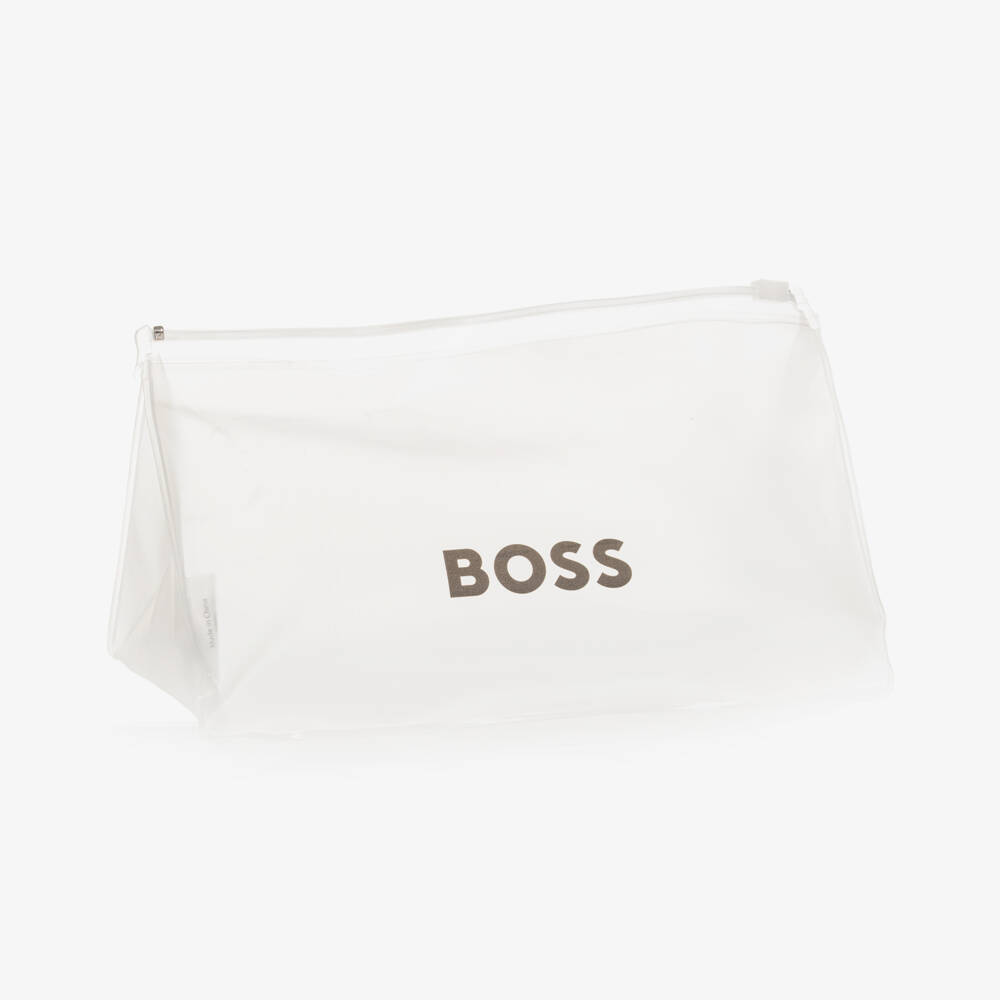 BOSS-White Bunny Soft Toy (40cm) | Childrensalon Outlet