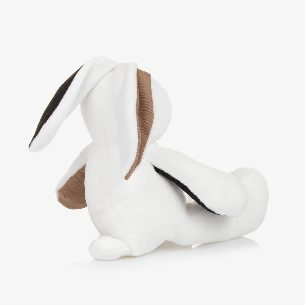 BOSS - White Plush Bunny Rabbit Soft Toy | Childrensalon Outlet