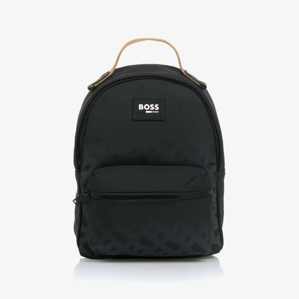 BOSS-Young Gentlemen's Ebony Signature Backpack | Childrensalon Outlet
