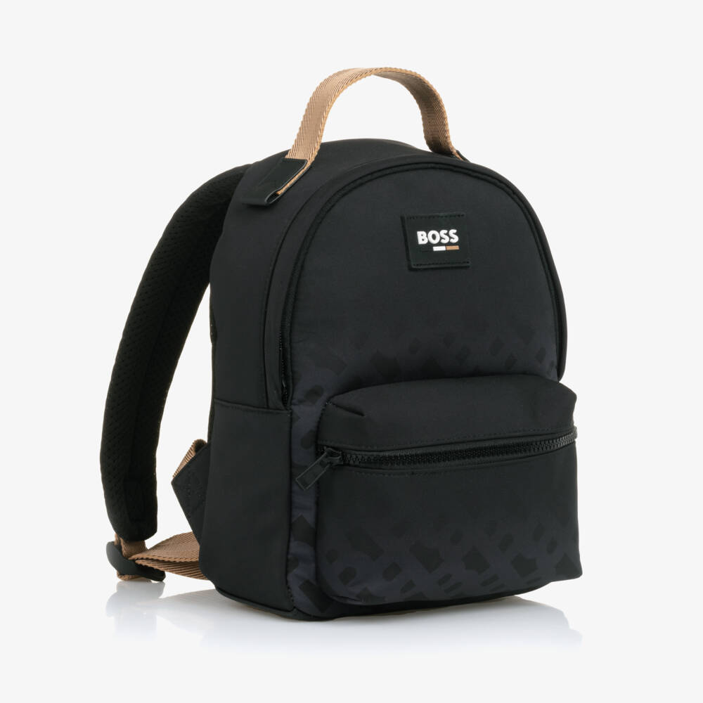 BOSS-Young Gentlemen's Ebony Signature Backpack | Childrensalon Outlet