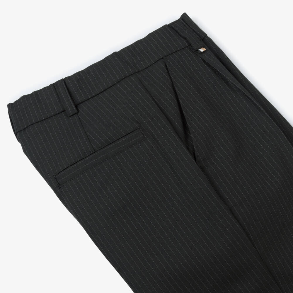 BOSS-بنطلون مخطط أنيق للأولاد الصغار | Childrensalon Outlet