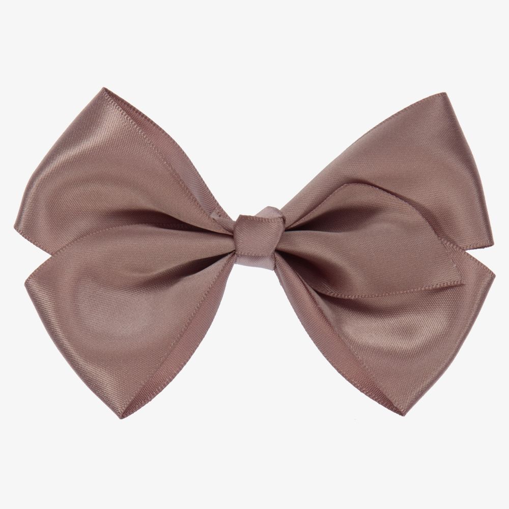 Bowtique London-Girls Brown Hair Clip (10cm) | Childrensalon Outlet