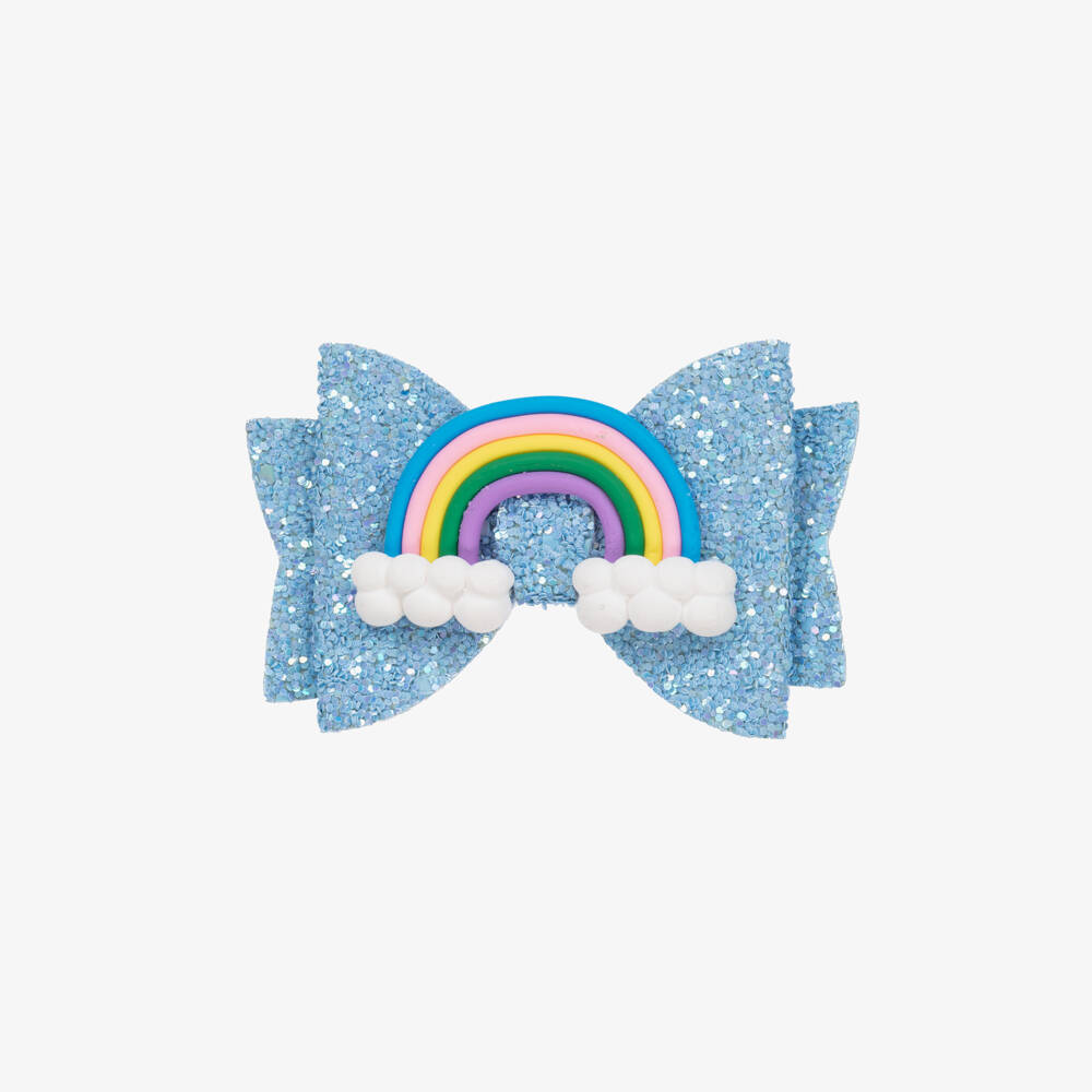 Bowtique London-Girls Glitter Rainbow Hair Clip | Childrensalon Outlet