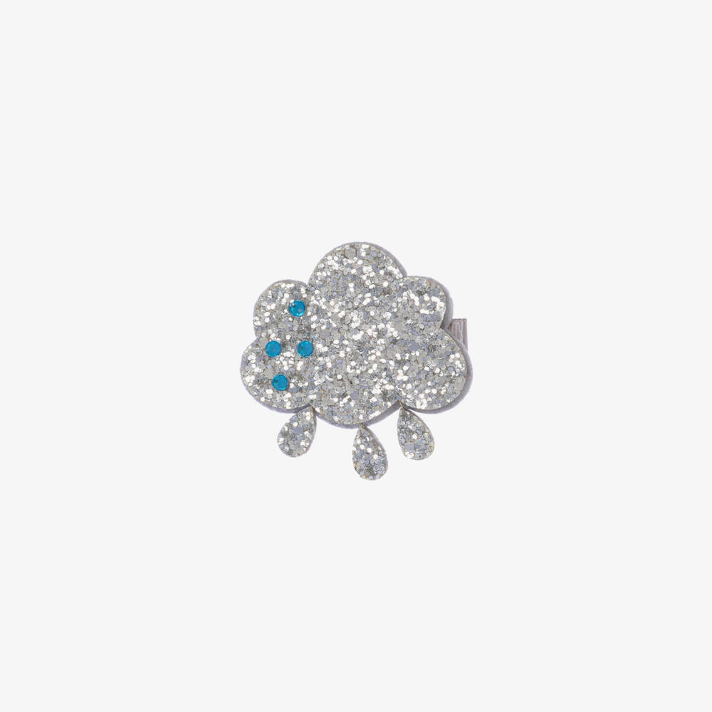 Bowtique London-Girls Glittery Cloud Hair Clip | Childrensalon Outlet