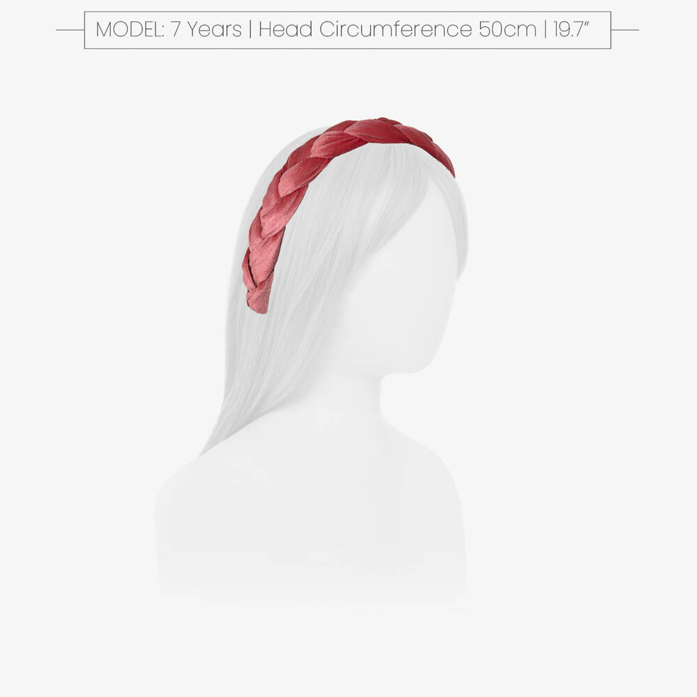 Bowtique London-Girls Rose Velour Braided Hairband | Childrensalon Outlet