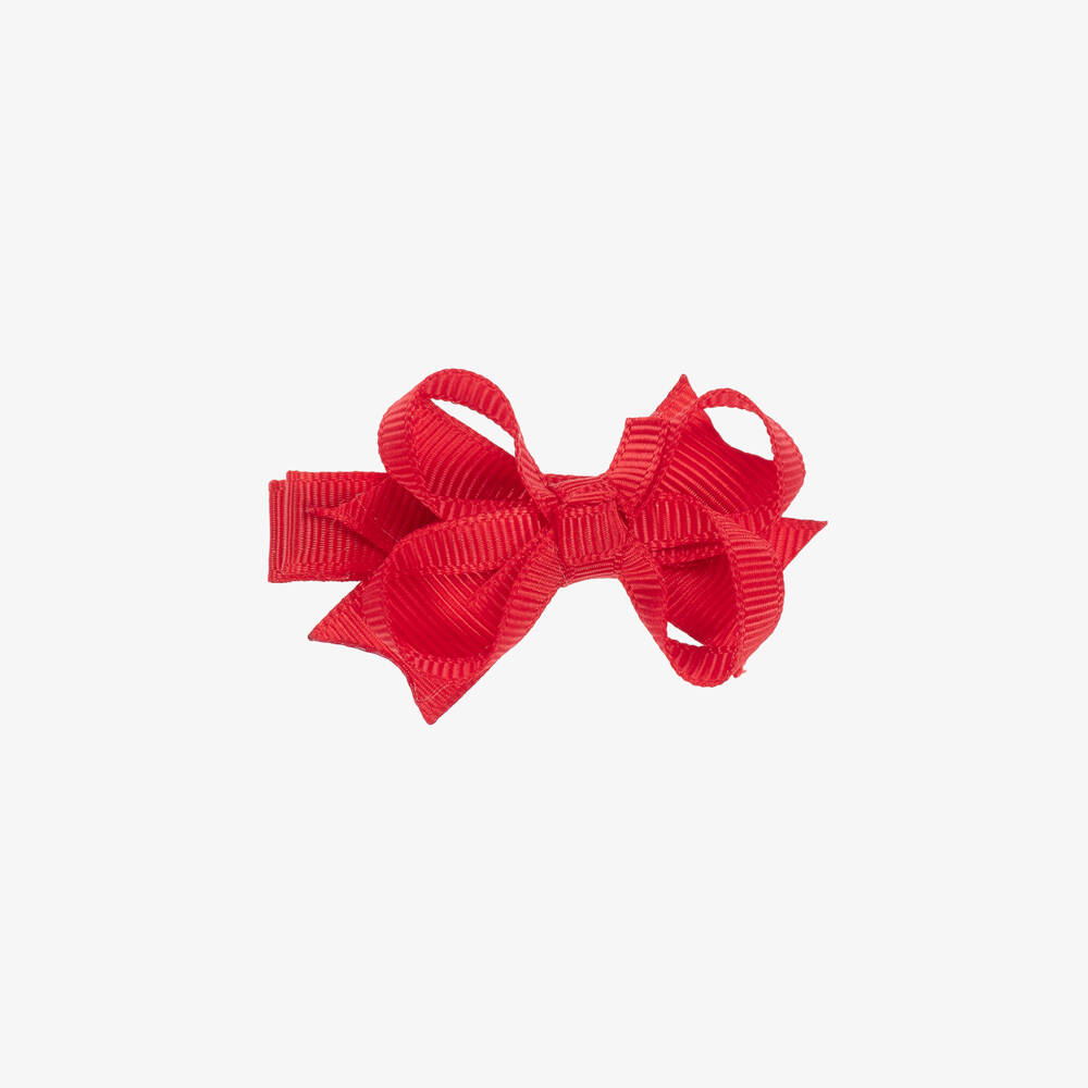Bowtique London-Girls Scarlet Ribbon Hair Clip | Childrensalon Outlet