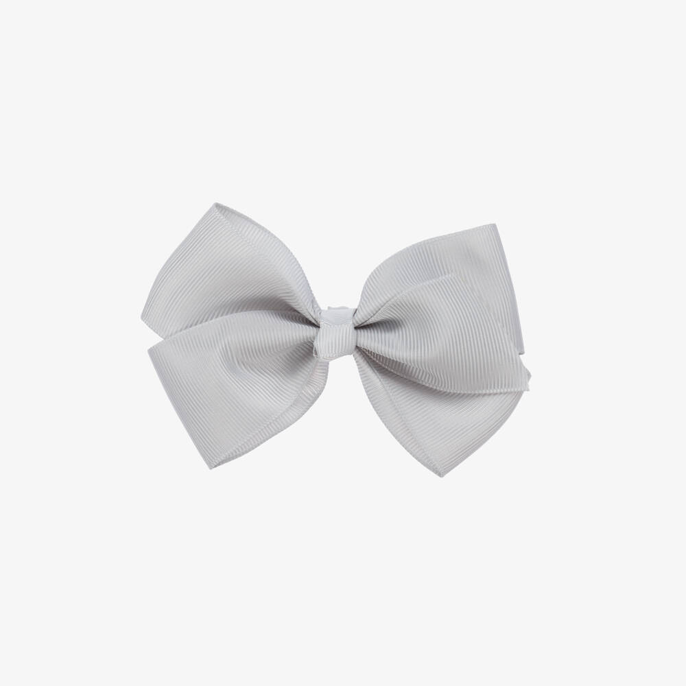 Bowtique London-Girls Silver Ribbon Hair Clip | Childrensalon Outlet