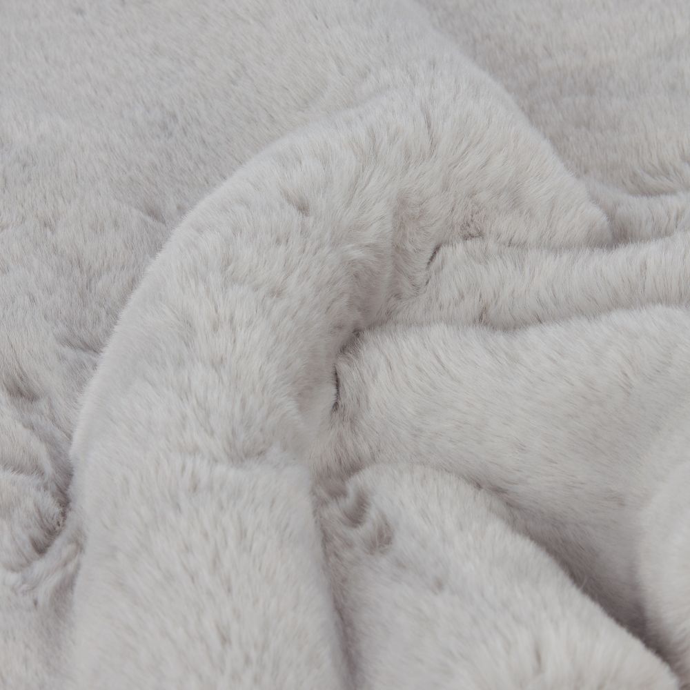 Bowtique London-Grey Fur Blanket (83cm) | Childrensalon Outlet