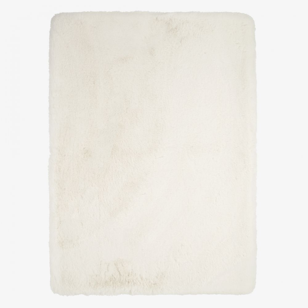 Bowtique London - Ivory Fur Blanket (83cm) | Childrensalon