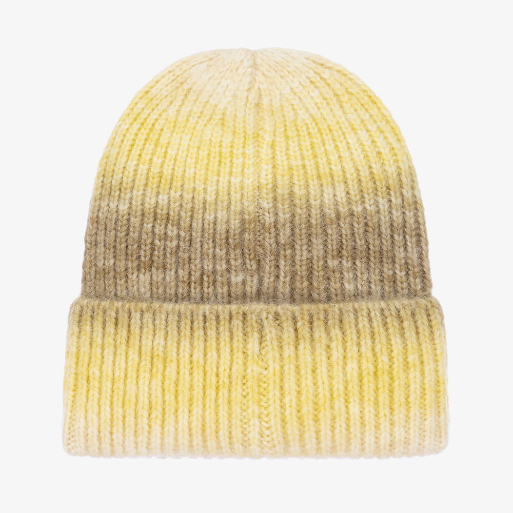 Bowtique London-Желтая вязаная шапка-бини с эффектом омбре | Childrensalon Outlet