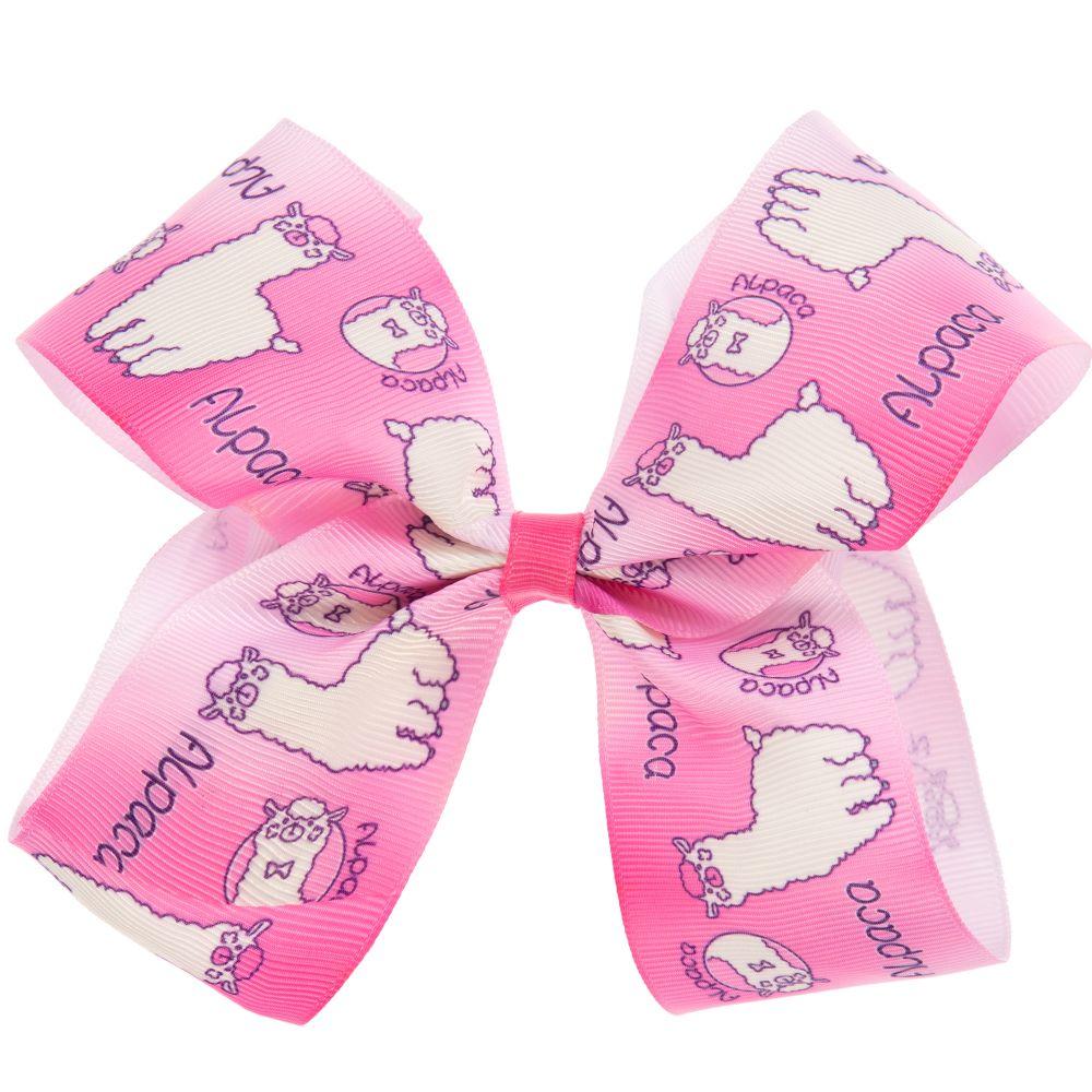 Bowtique London - Haarspange Llama rosa (12 cm) | Childrensalon