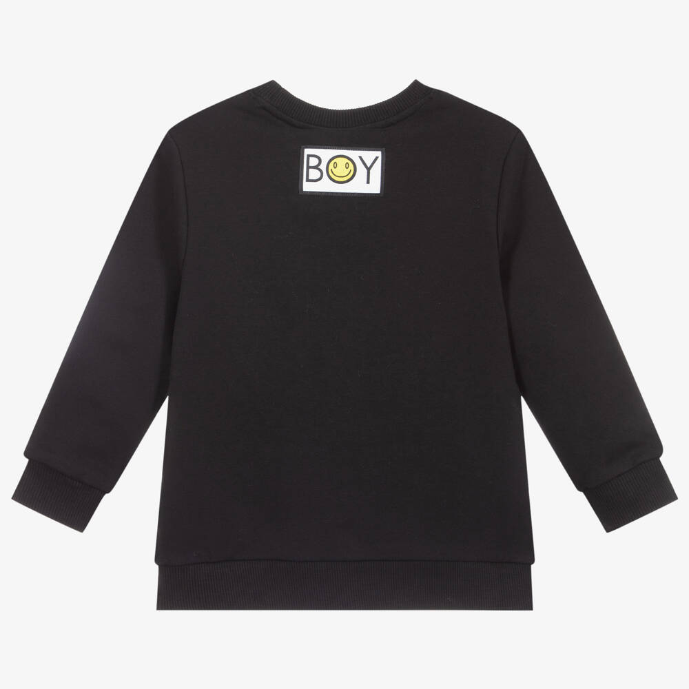 BOY London-Черная толстовка с эмодзи для мальчиков | Childrensalon Outlet