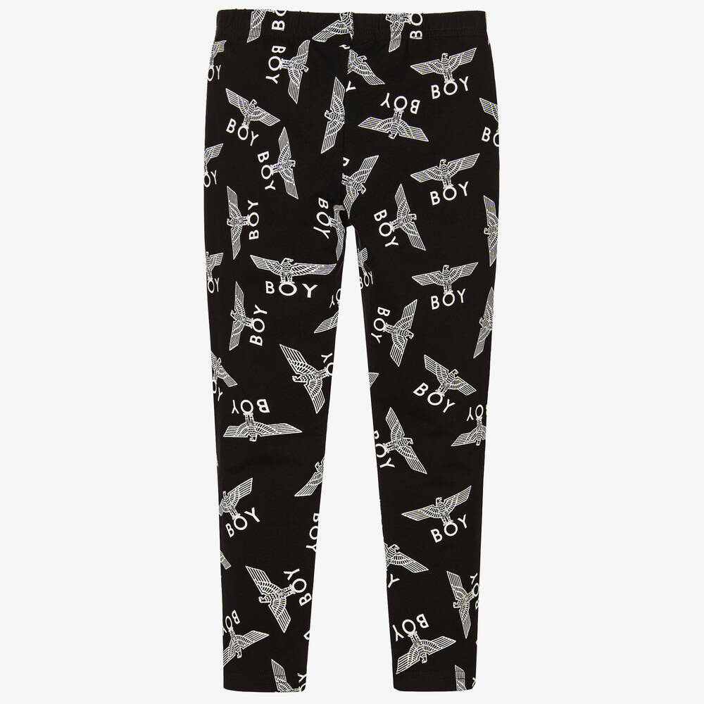 BOY London-Черные легинсы с принтом | Childrensalon Outlet