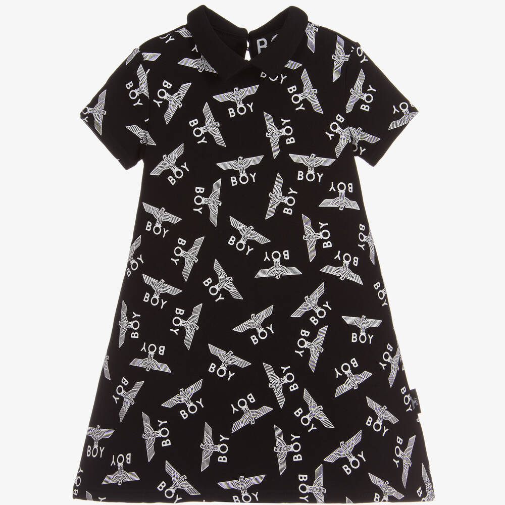 BOY London - Cotton Sweatshirt Jersey Dress | Childrensalon