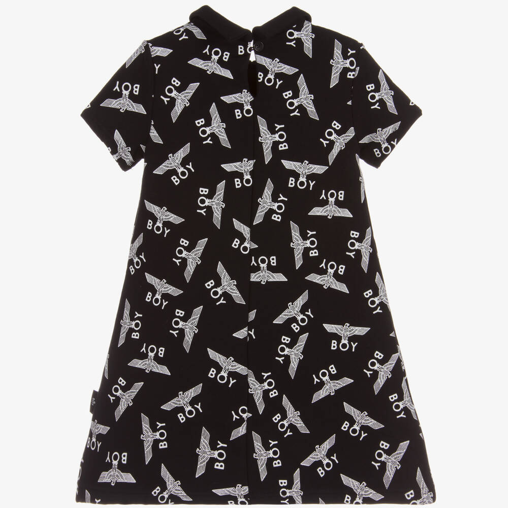 BOY London-فستان سويتشيرت قطن جيرسي للبنات | Childrensalon Outlet