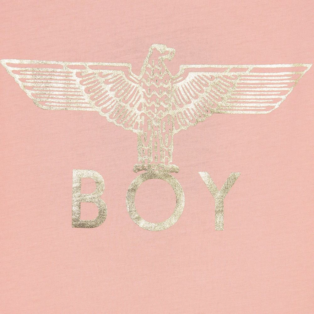 BOY London-Розовая хлопковая футболка | Childrensalon Outlet