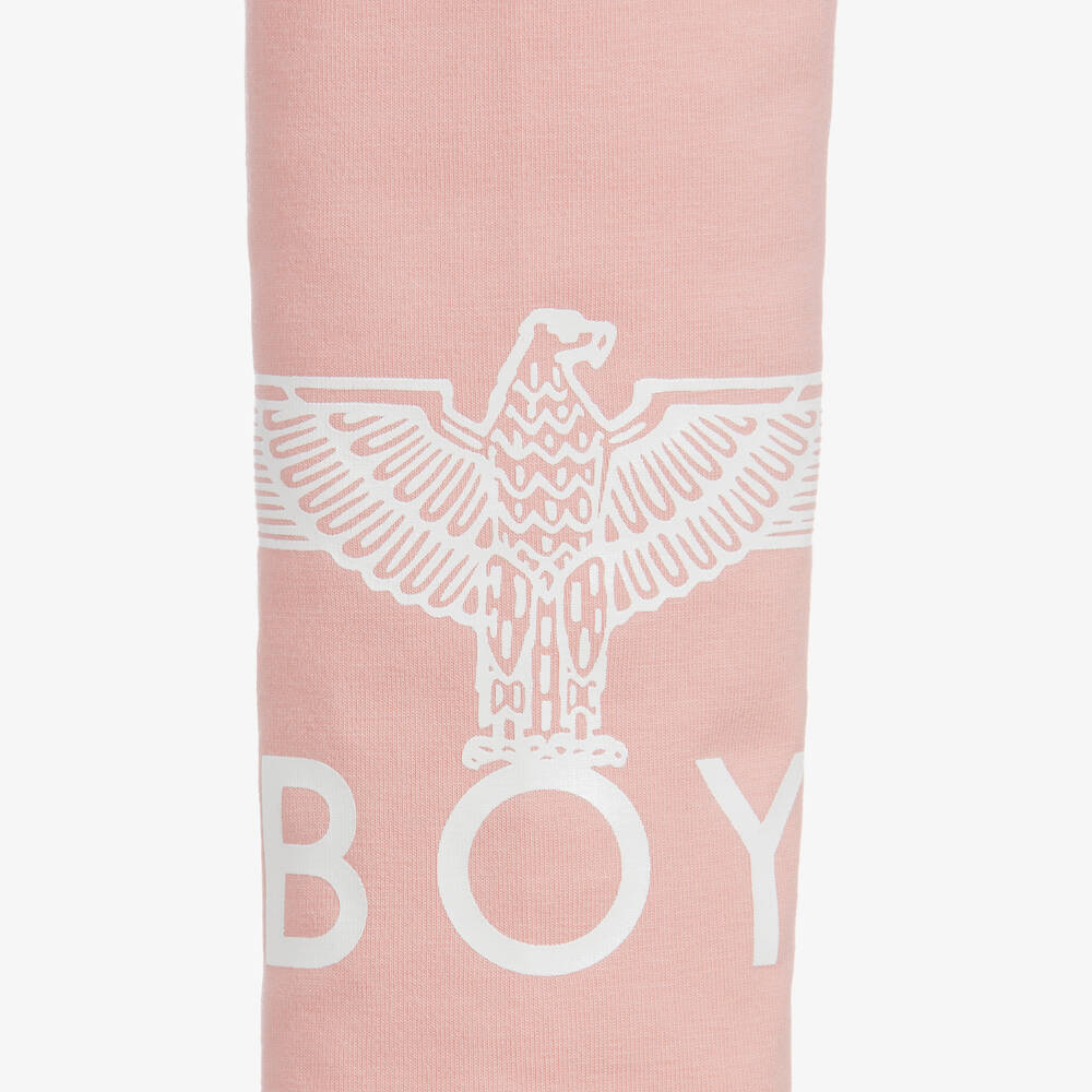 BOY London-Pink Cotton Tape Leggings | Childrensalon Outlet