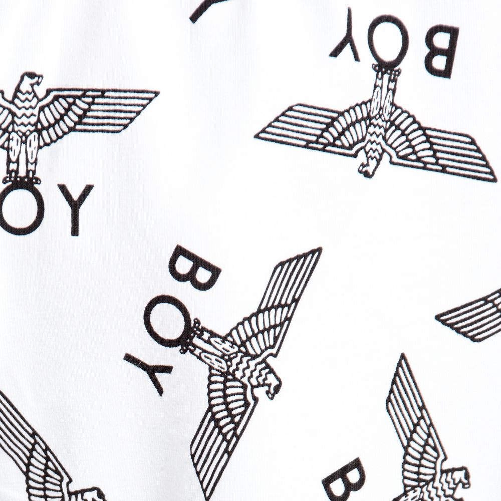 Boy London White Logo Printed Leggings Childrensalon Outlet