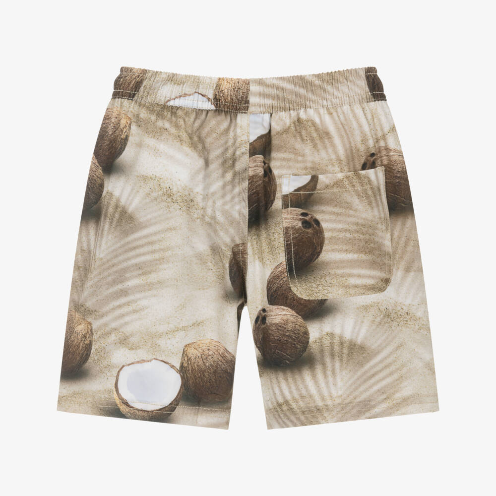 Molo-Купальник с кокосовым принтом бежевый для мальчиков | Childrensalon Outlet