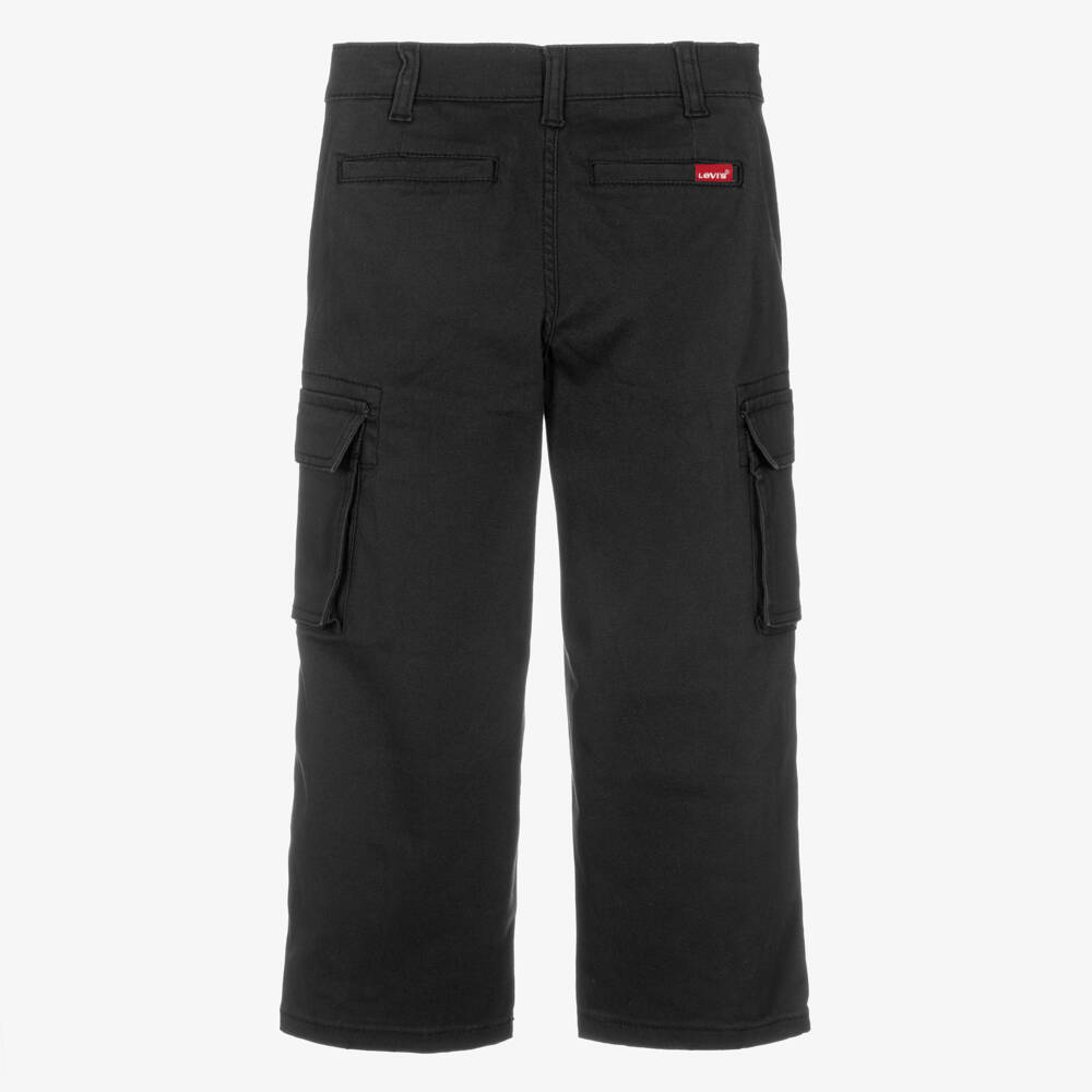 Levi's-Boys Black 578 Baggy Cargo Trousers | Childrensalon Outlet