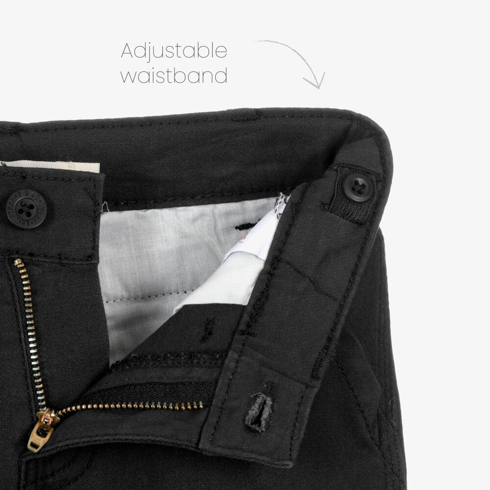 Levi's-Boys Black 578 Baggy Cargo Trousers | Childrensalon Outlet