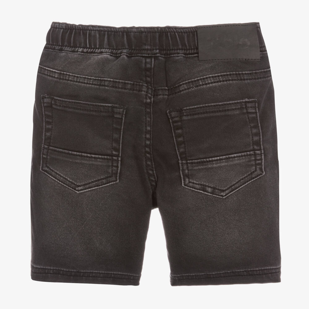Molo-Boys Black Denim Shorts | Childrensalon Outlet