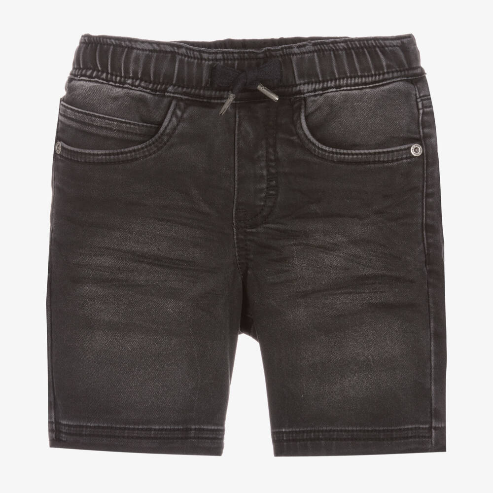 Molo-Boys Black Denim Shorts | Childrensalon Outlet