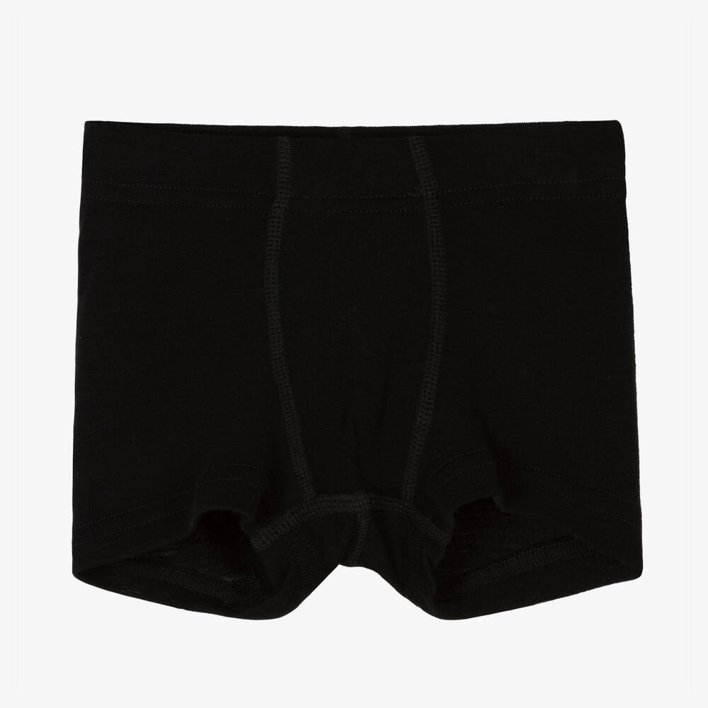 Joha-Мягкие черные шерстяные боксёры для мальчиков | Childrensalon Outlet