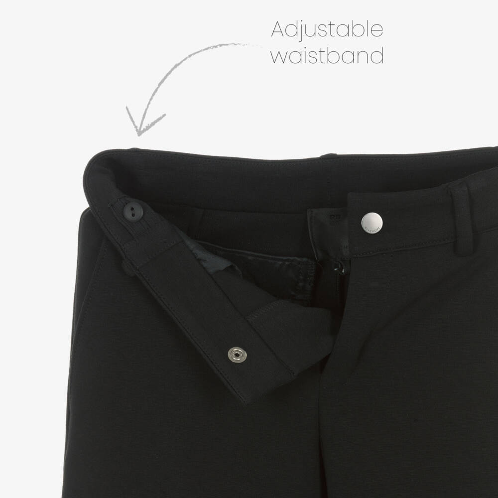 Givenchy-Boys Black Milano Jersey Cargo Trousers | Childrensalon Outlet