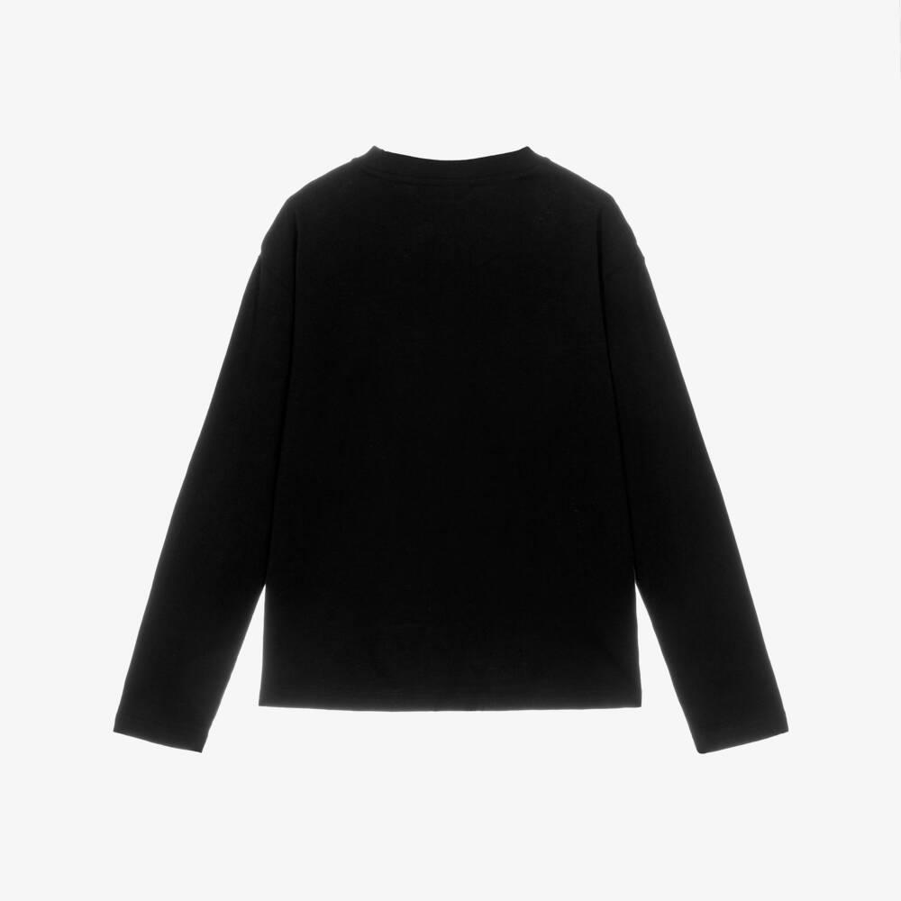 Mayoral Nukutavake-Boys Black Pocket Detail Cotton Jersey Top | Childrensalon Outlet